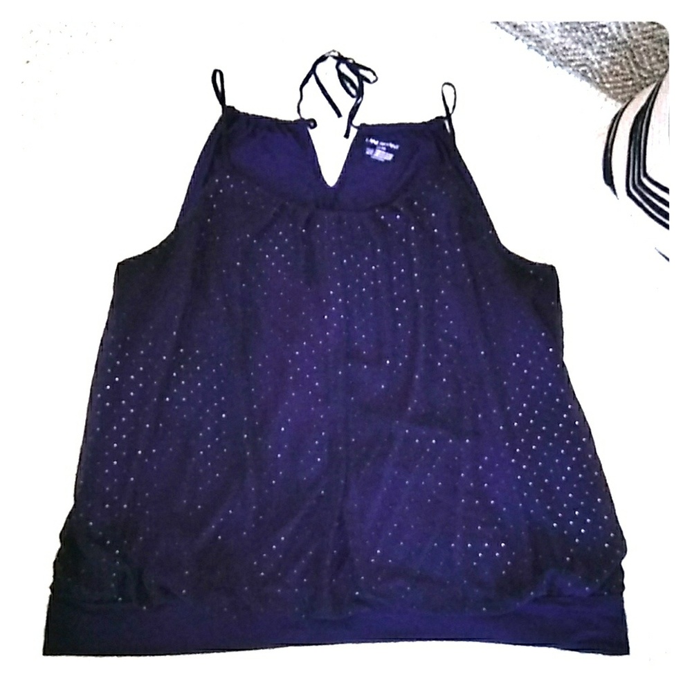 Lane Bryant Tank Top Dark Purple Size 22/24